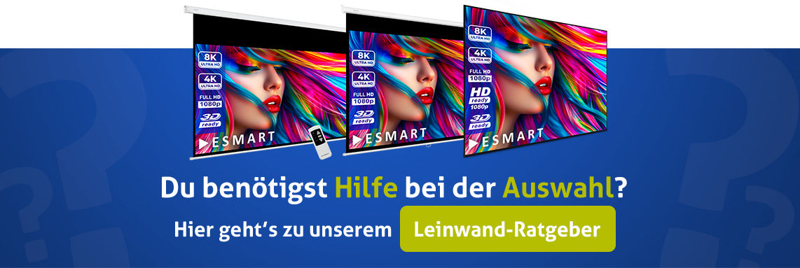 ESMART Professional MIMOBI Faltrahmen-Beamer-Leinwand Banner