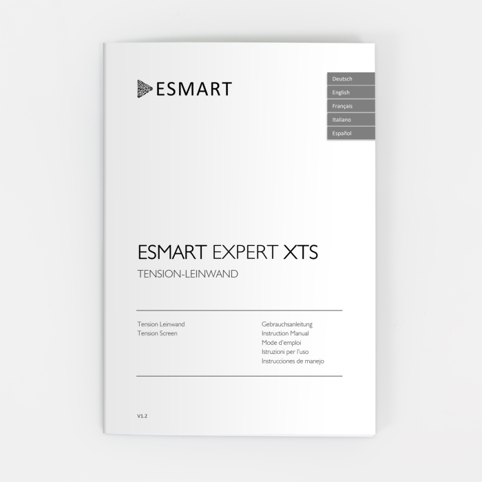 ESMART Basics tension lienzo200 x 113 cm formato16:9 