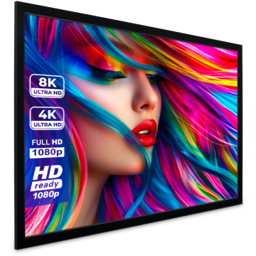 ESMART Professional MIRALE Tageslicht Rahmen Leinwand GRAU 160x90 cm (72") 16:9 (B-Ware) ESMART Professional MIRALE Tageslicht Rahmen Leinwand GRAU 160x90 cm (72") 16:9 (B-Ware)