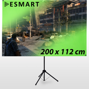 ESMART Expert X-Type Ultralightweight Greenscreen 200 x 112 cm | 90" (B-Ware)