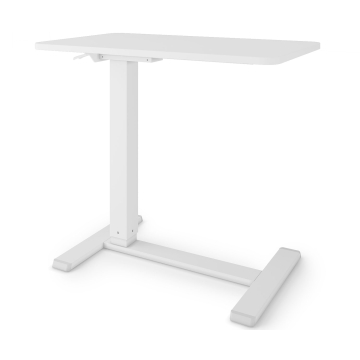 ESMART EACM-121WW Beistelltisch pneumatisch höhenverstellbar 71 x 40 cm (Weiß) (B-Ware)