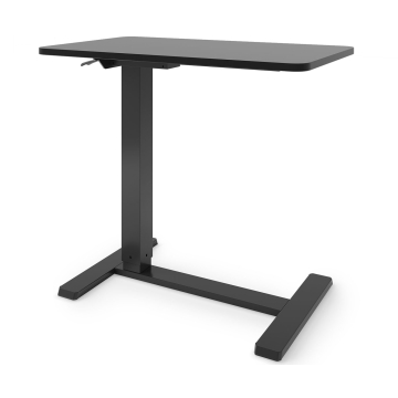 ESMART EACM-121BB Beistelltisch pneumatisch höhenverstellbar 71 x 40 cm (Schwarz) (B-Ware)