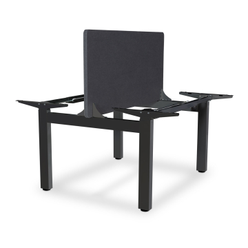 ESMART ETX-221B Elektrisch höhenverstellbares Doppel-Schreibtischgestell Schwarz