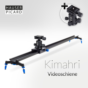SET: Kamera Slider "Kimahri" 120 cm (47") + Kugelkopf "Omega 3"