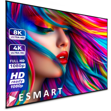 ESMART Expert UKD Tageslicht Rahmen Leinwand GRAU 332x187 cm (150") 16:9 (B-Ware)